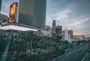 the strip